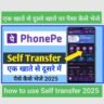 Self Account Transfer क्या है कैसे इस्तमाल करे